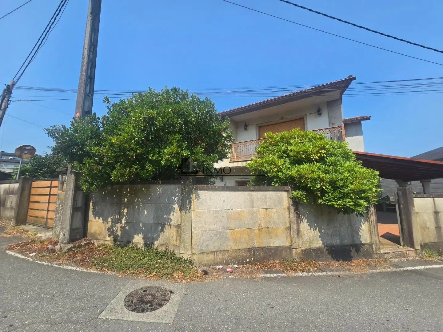 Vista exterior de Casa o xalet en venda en Pontevedra Capital  amb Calefacció, Jardí privat i Terrassa