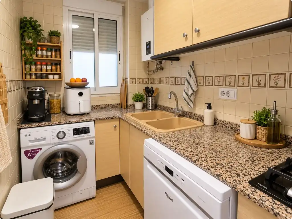 Cocina de Piso en venta en Bellreguard con Aire acondicionado y Balcón