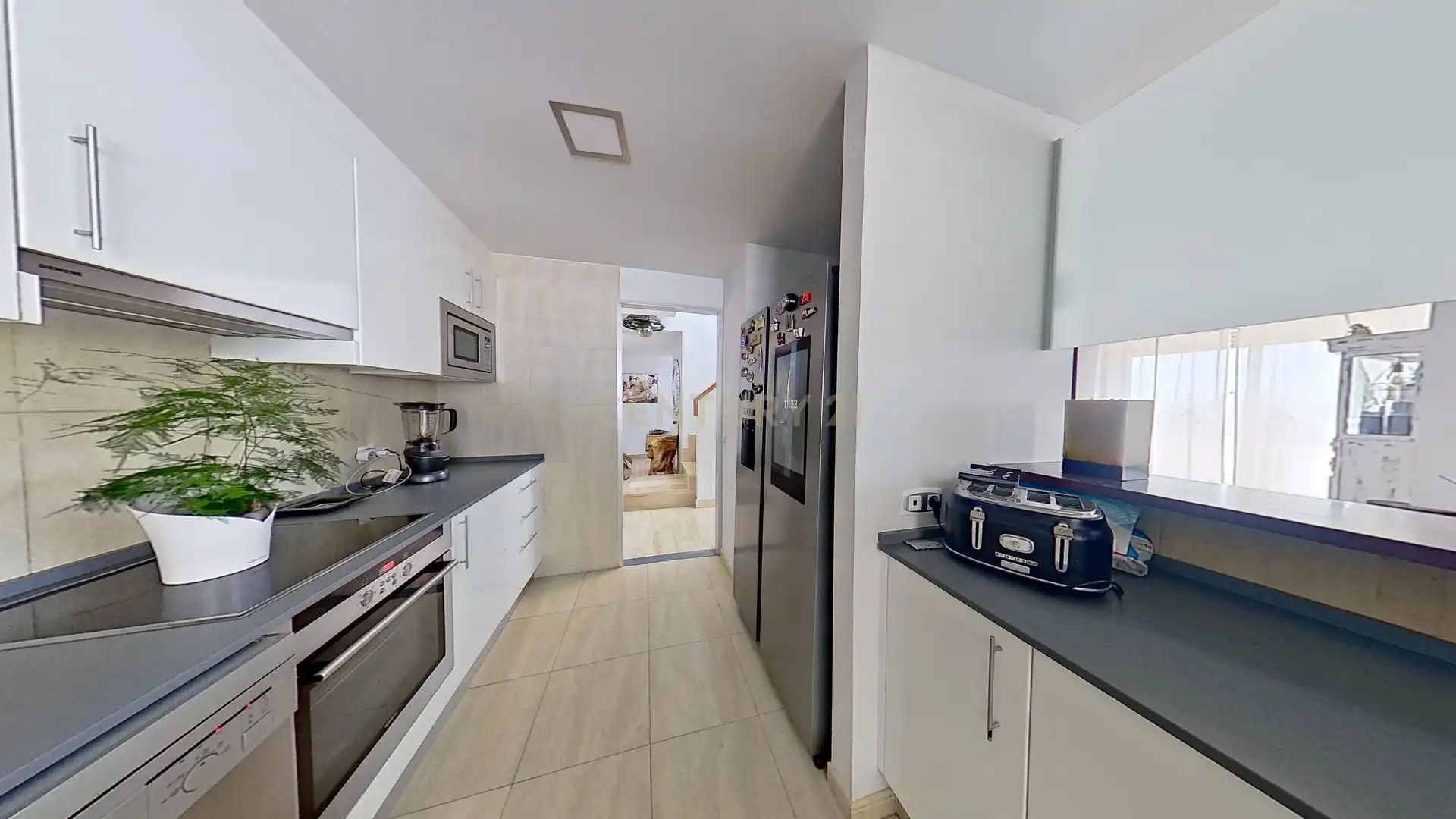 Küche von Maisonette zum Verkauf in Mijas mit Klimaanlage, Privatgarten und Abstellraum