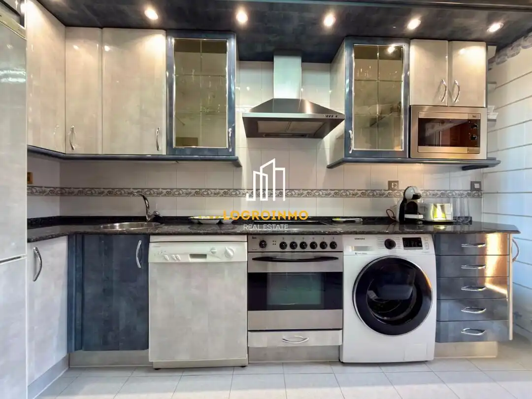 Kitchen of Flat for sale in  Logroño  with Heating, Storage room and Swimming Pool