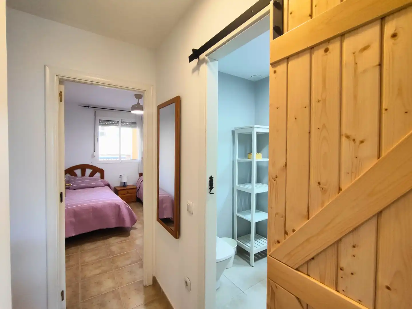Bedroom of Flat for rent in Dénia  with Air Conditioner, Heating and Terrace