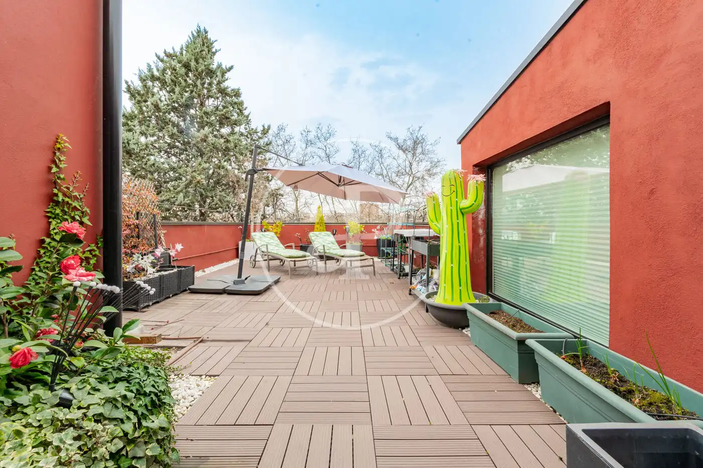 Terrasse von Haus oder Chalet zum Verkauf in Madrid mit Klimaanlage, Heizung und Privatgarten