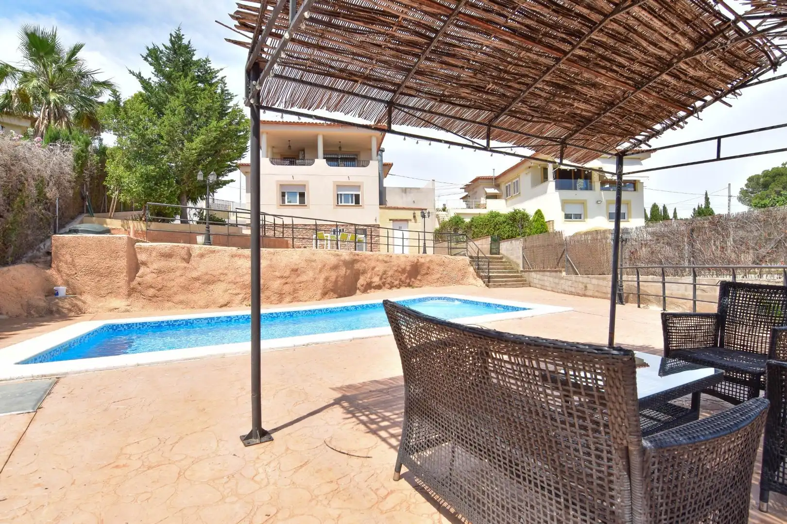 Swimming pool of Houses for sale in Catadau  with Air Conditioner, Heating and Terrace