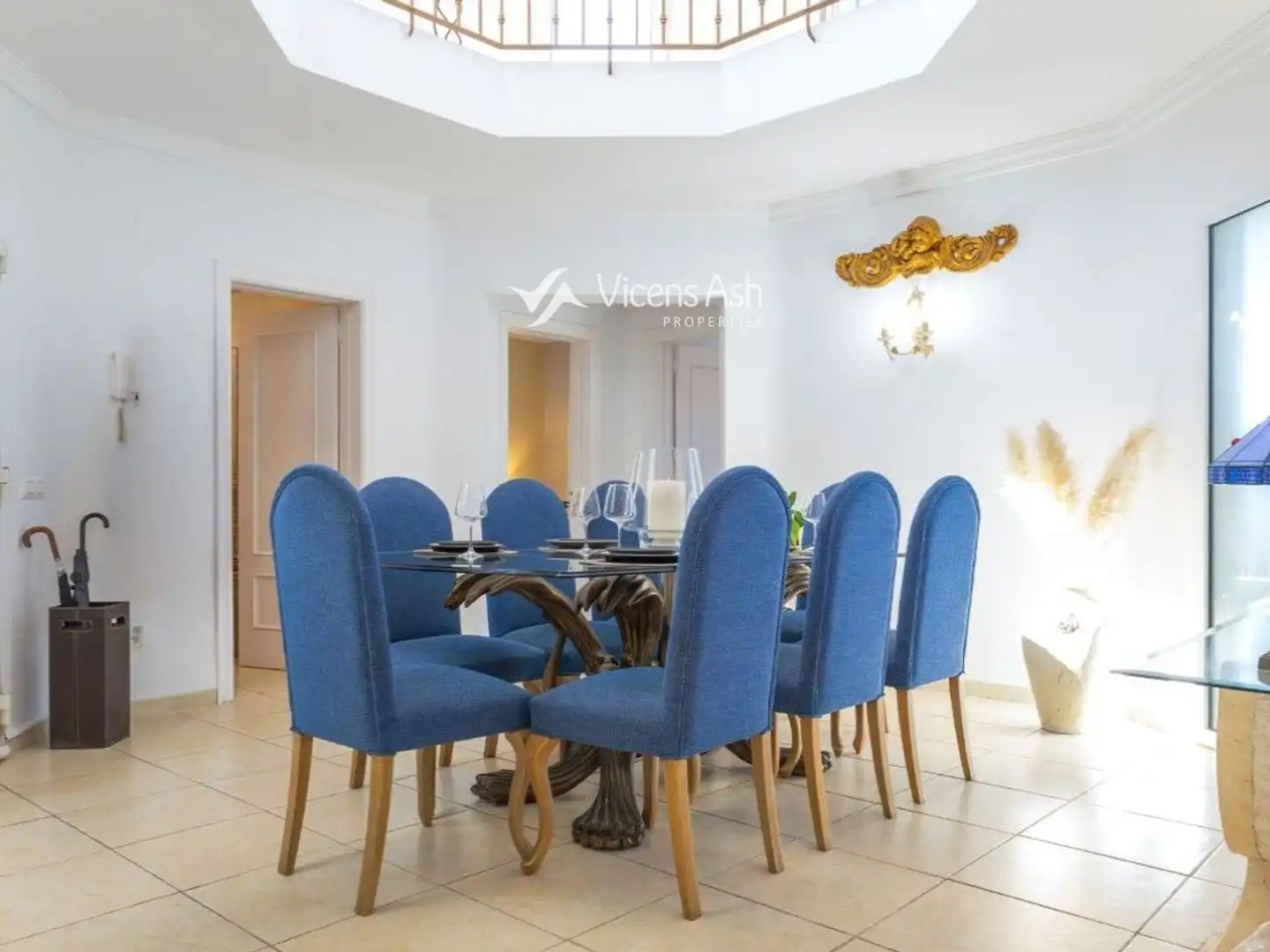 Dining room of Houses for sale in Jávea / Xàbia  with Air Conditioner, Terrace and Swimming Pool
