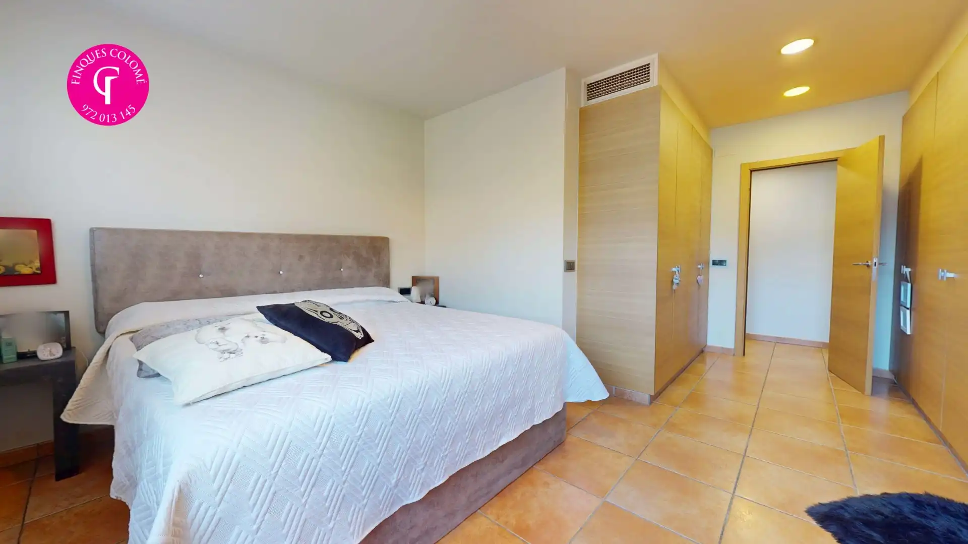 Bedroom of Houses for sale in Quart  with Air Conditioner, Heating and Terrace