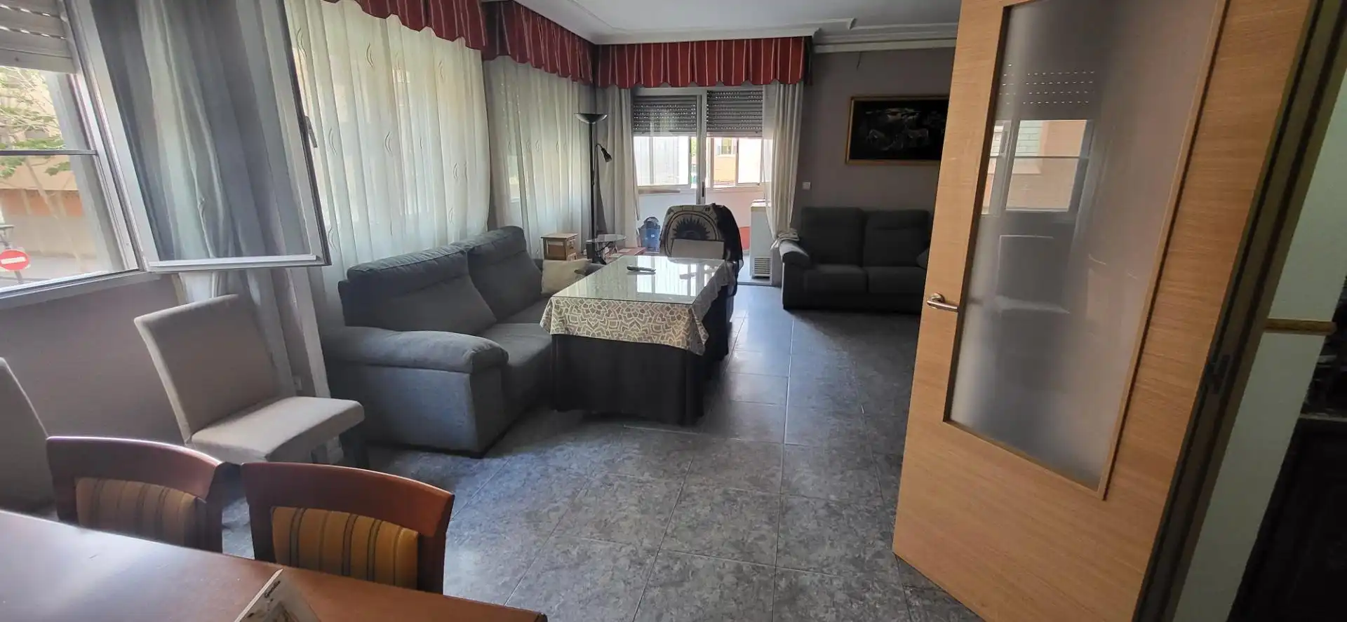 Sala d'estar de Pis en venda en Albacete amb Aire condicionat i Balcó