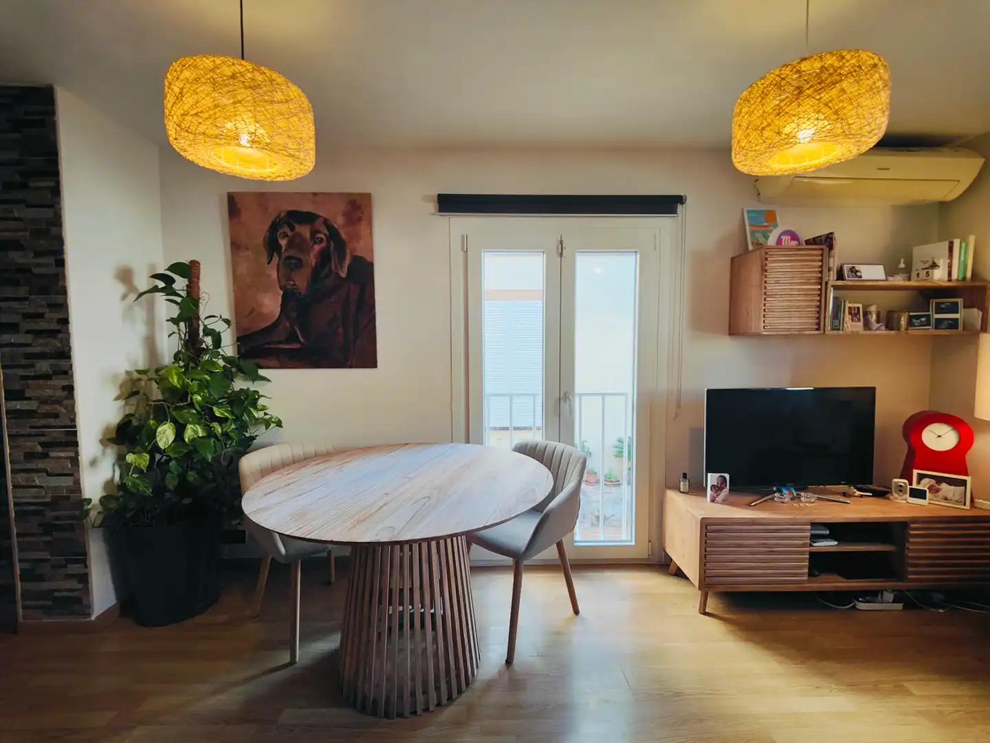 Sala de estar de Casa adosada en venta en  Palma de Mallorca con Aire acondicionado, Calefacción y Terraza
