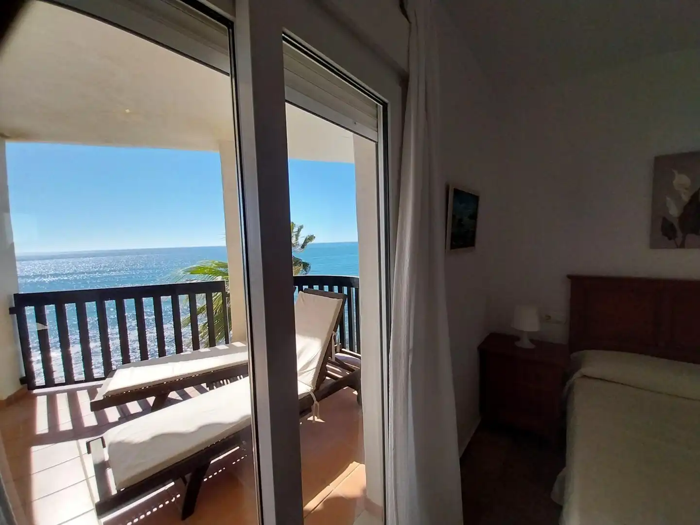 Schlafzimmer von Wohnungen zur Miete in Mijas mit Heizung, Privatgarten und Terrasse