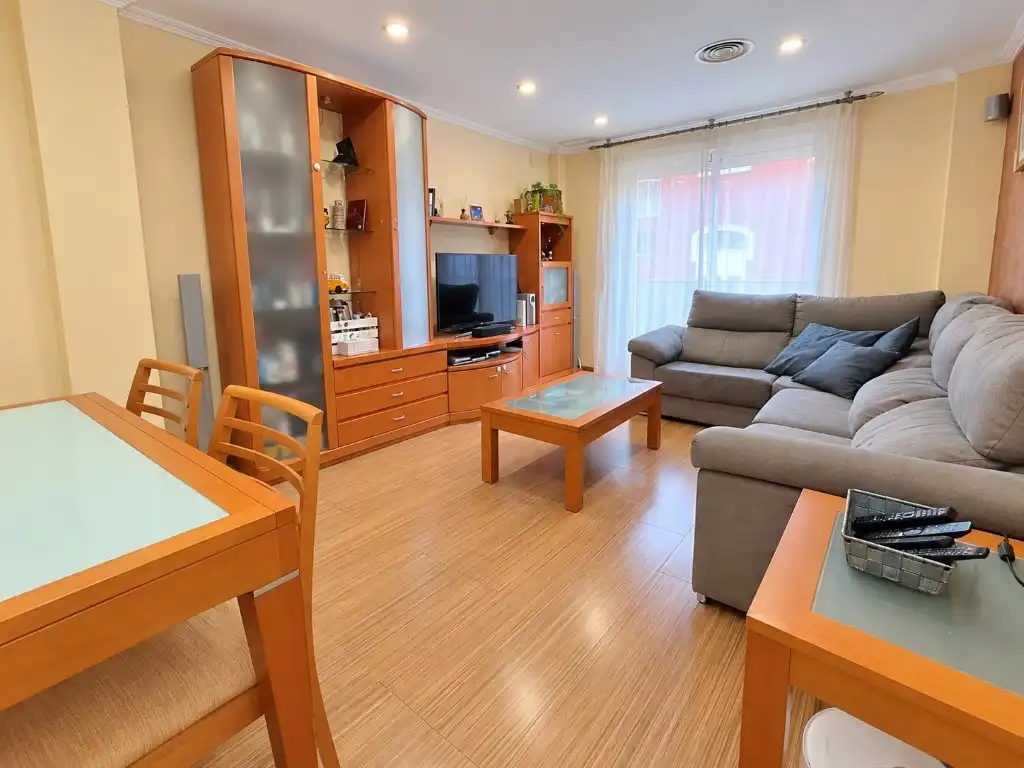 Sala de estar de Piso en venta en Bellreguard con Aire acondicionado y Balcón