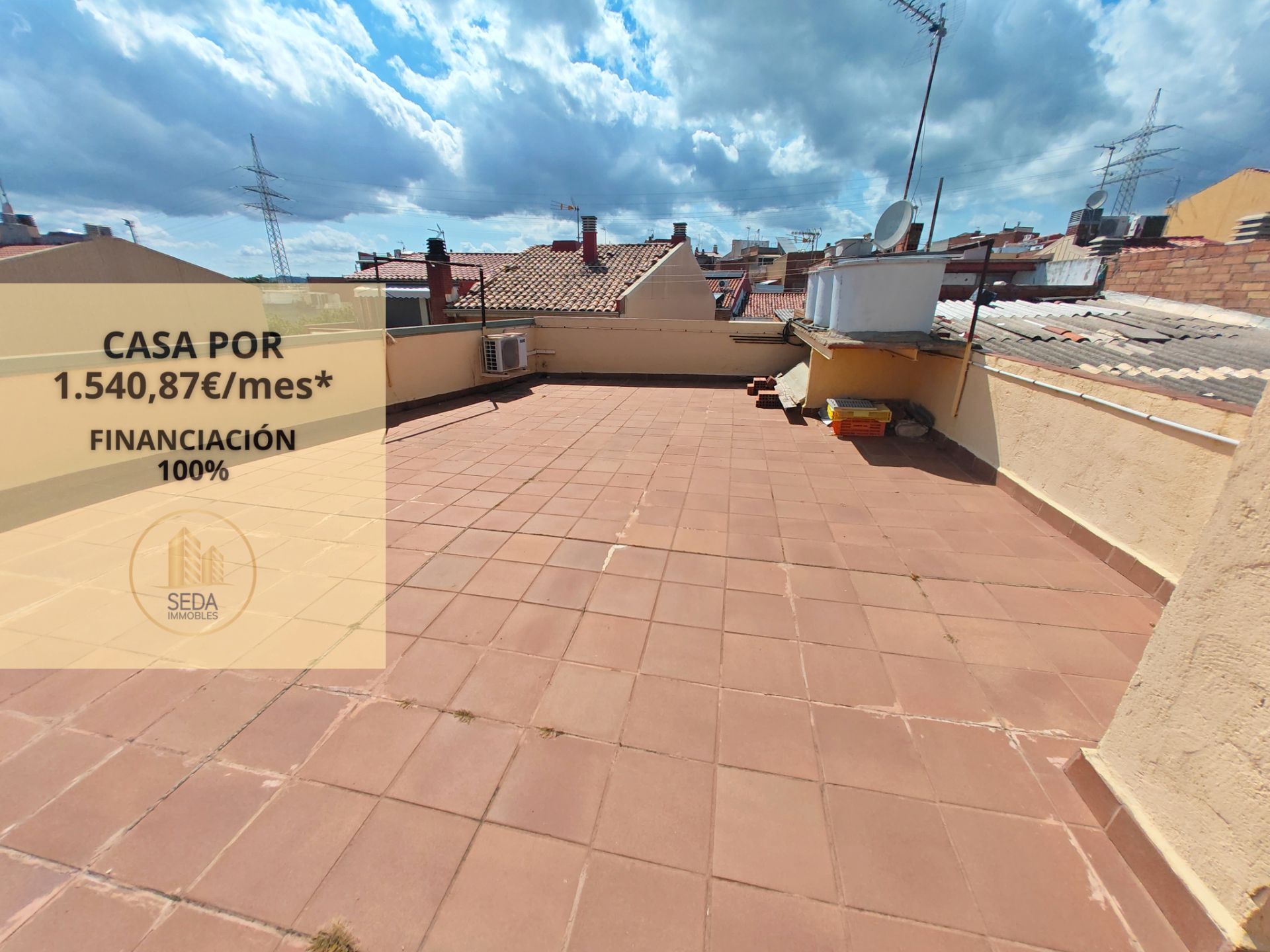 Terraza de Casa o chalet en venta en Terrassa con Aire acondicionado, Calefacción y Parquet