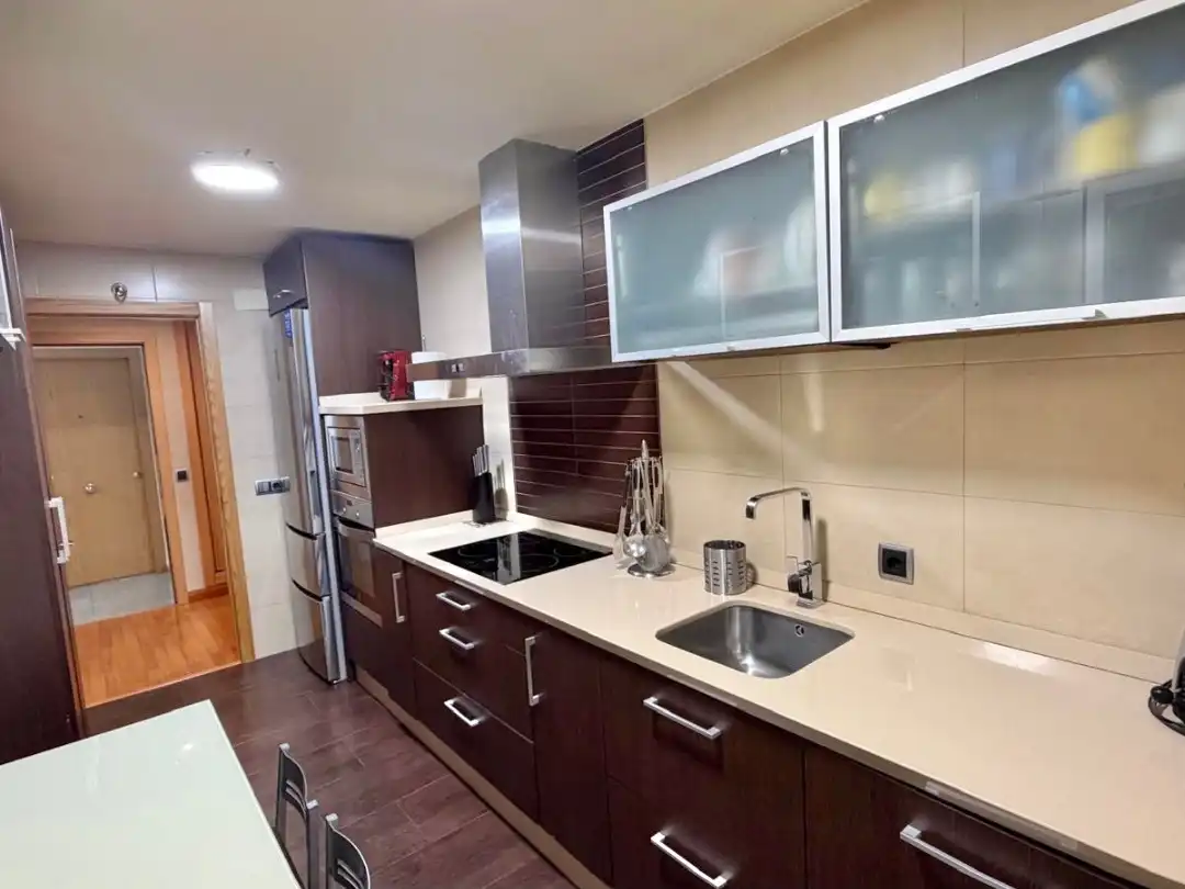 Kitchen of Flat for sale in Plasencia  with Air Conditioner, Terrace and Balcony