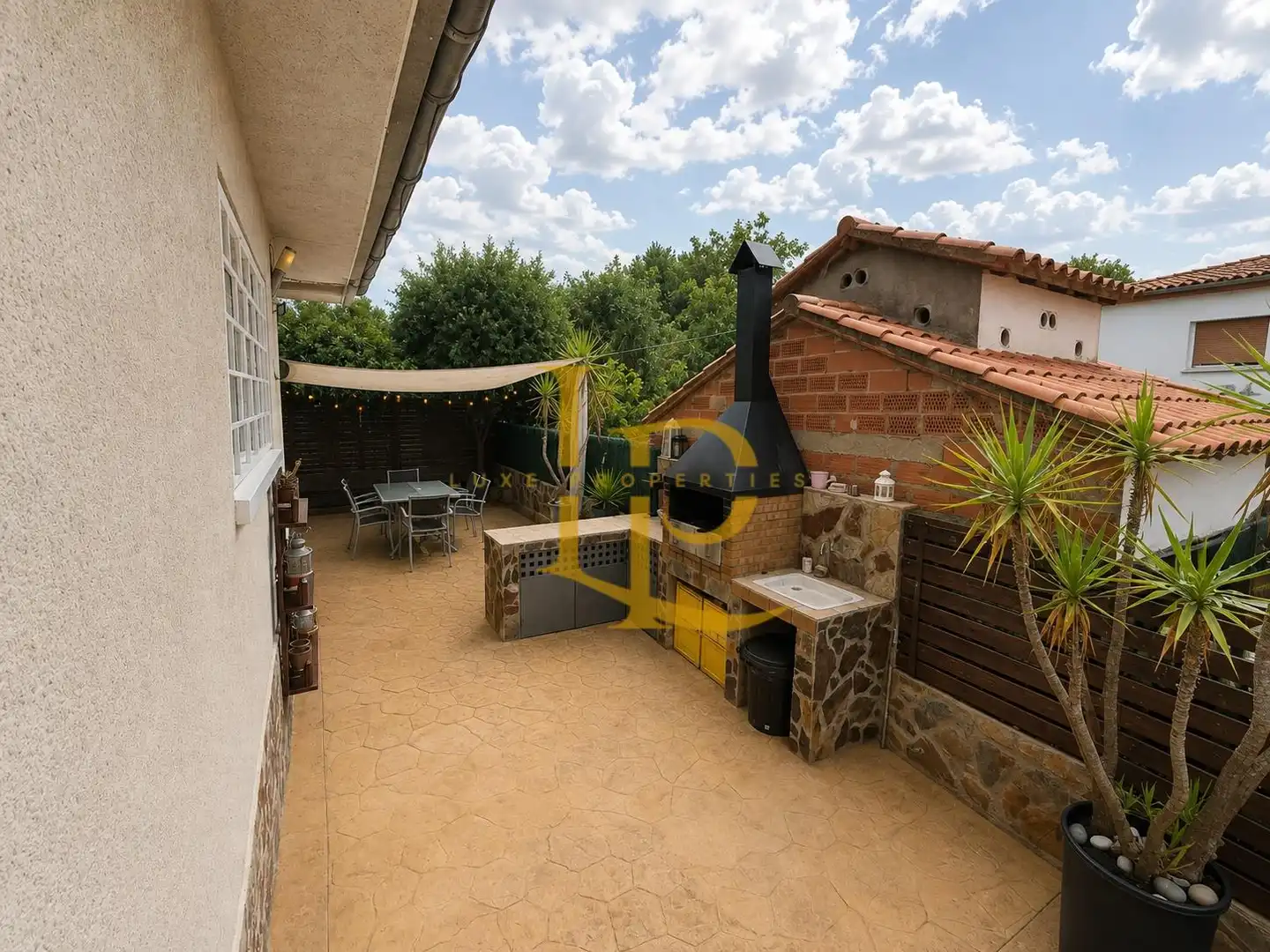 Terrassa de Casa o xalet en venda en Rubí amb Aire condicionat, Calefacció i Jardí privat