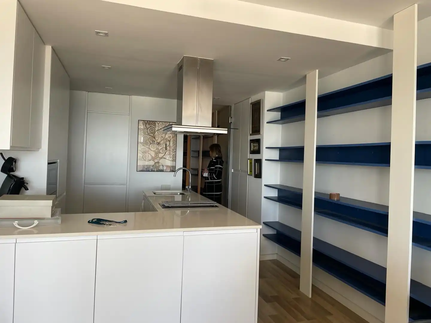 Cocina de Apartamento de alquiler en Cullera con Parquet, Terraza y Amueblado