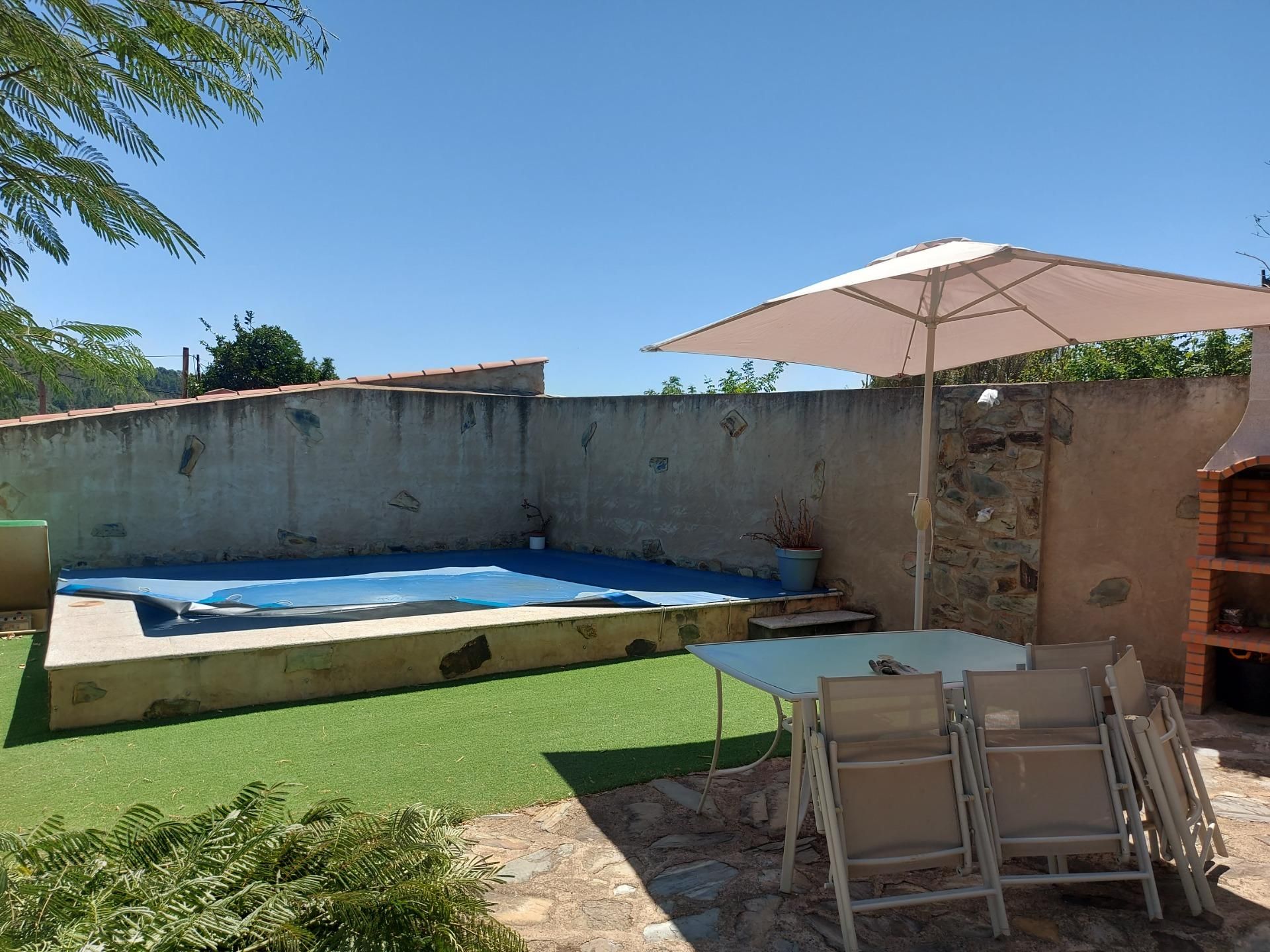 Swimming pool of Country house for sale in San Vicente de Alcántara  with Air Conditioner, Private garden and Swimming Pool