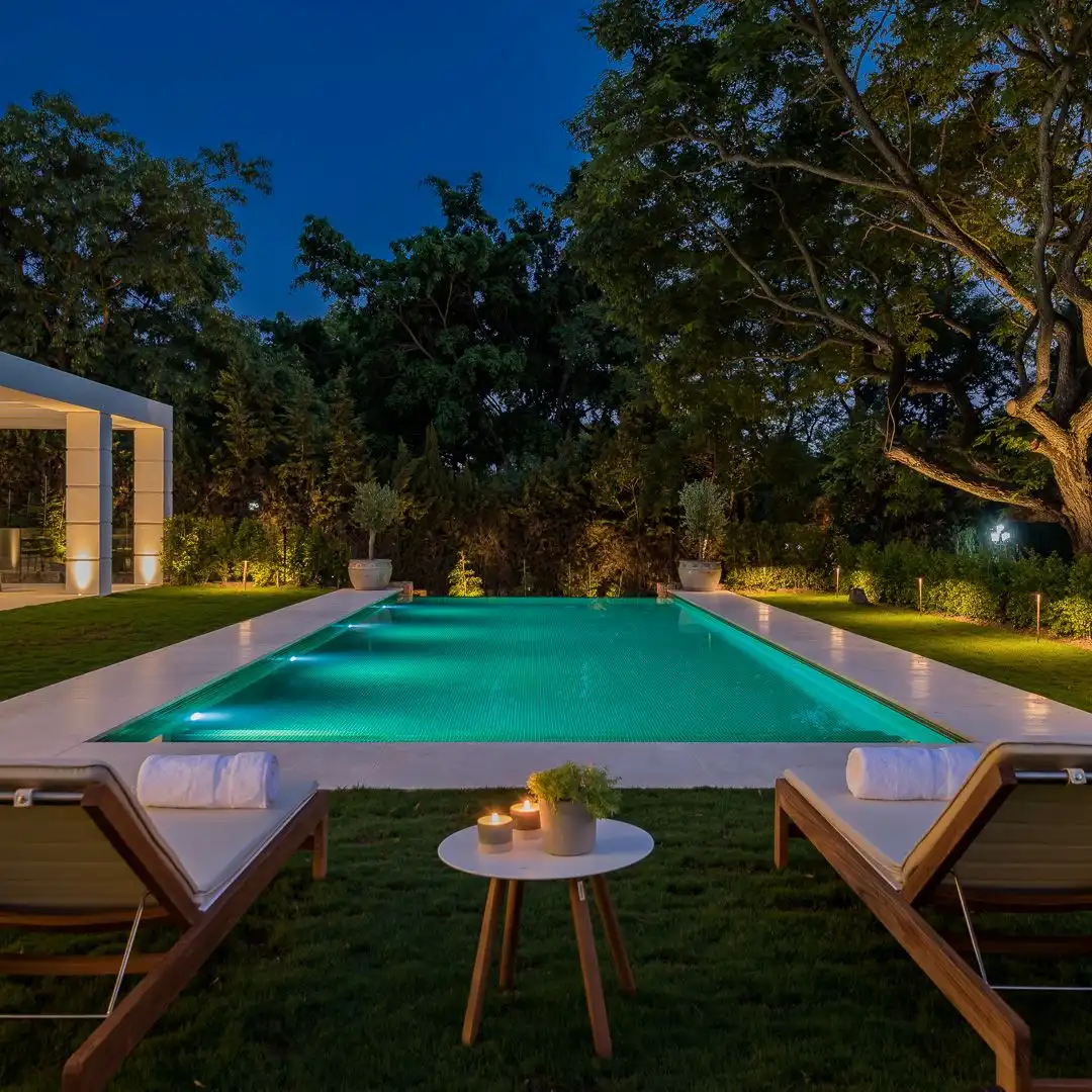 Piscina de Casa o xalet en venda en Estepona amb Aire condicionat, Terrassa i Piscina