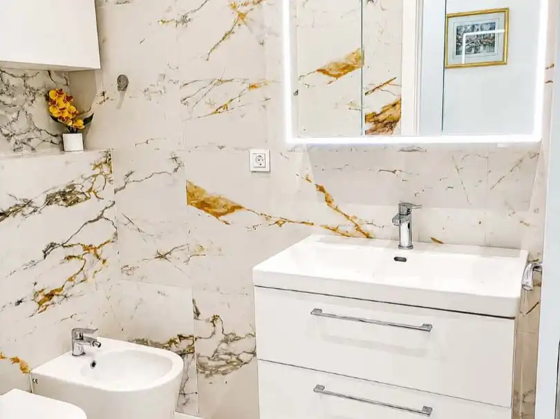 Badezimmer von Wohnung zum Verkauf in Cartagena mit Klimaanlage und Balkon
