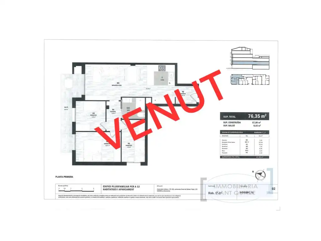 Appartement avec ascenseur à vendre à Calle Calders Dels 178