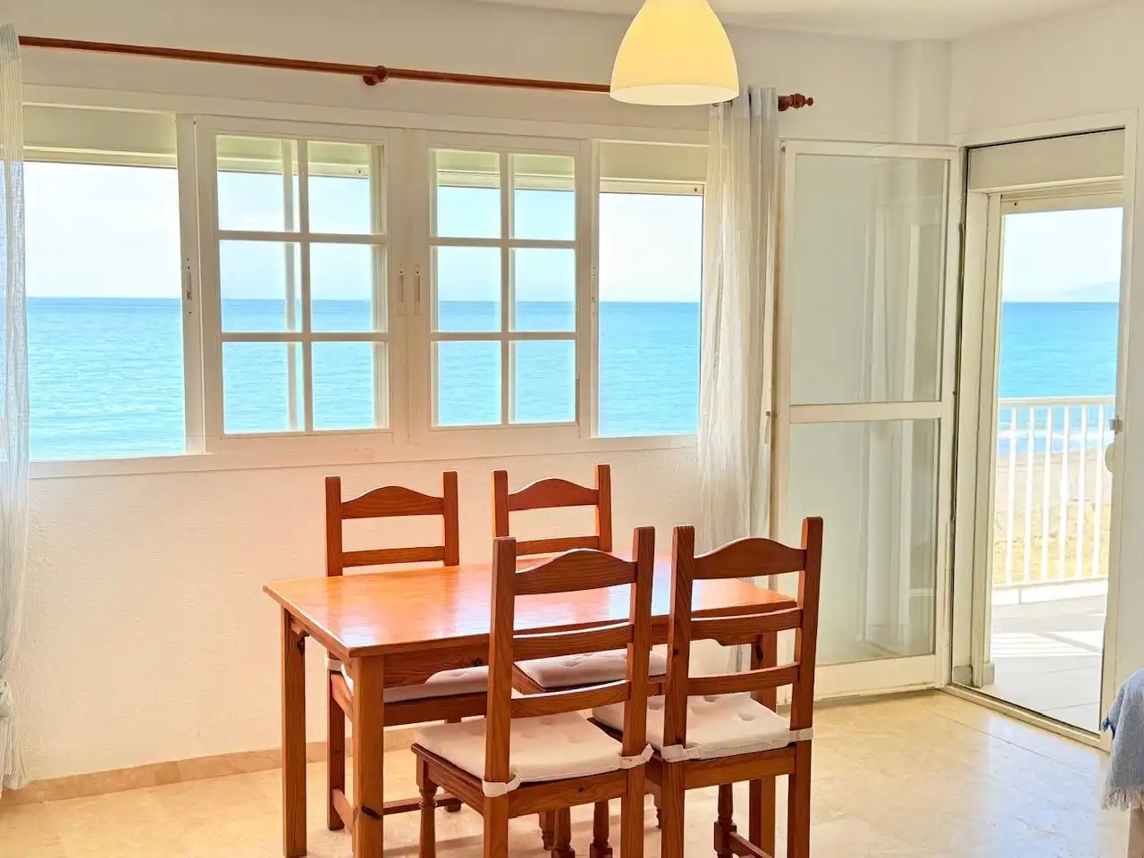 Dining room of Flat for sale in Torrox  with Furnished