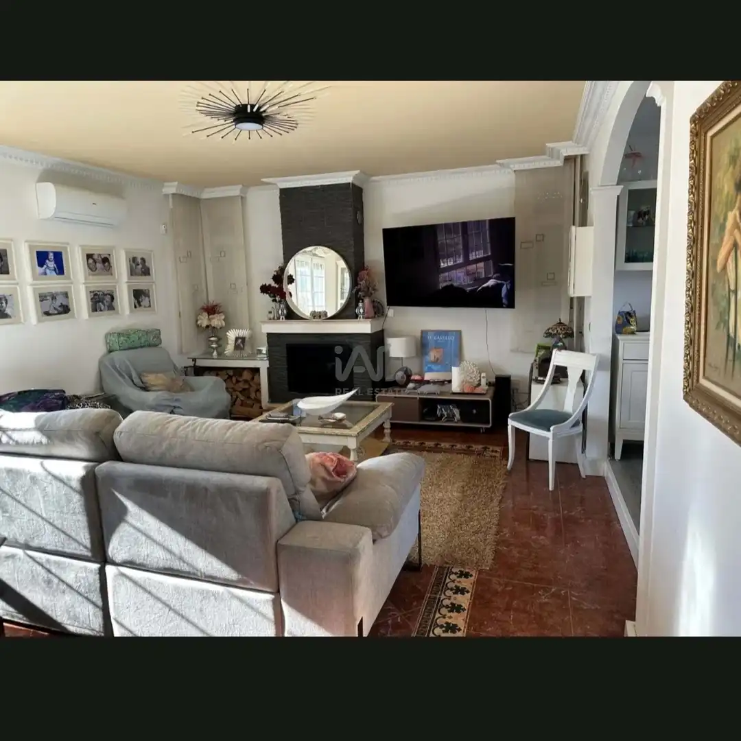 Sala de estar de Casa o chalet en venta en Huércanos con Aire acondicionado, Calefacción y Terraza