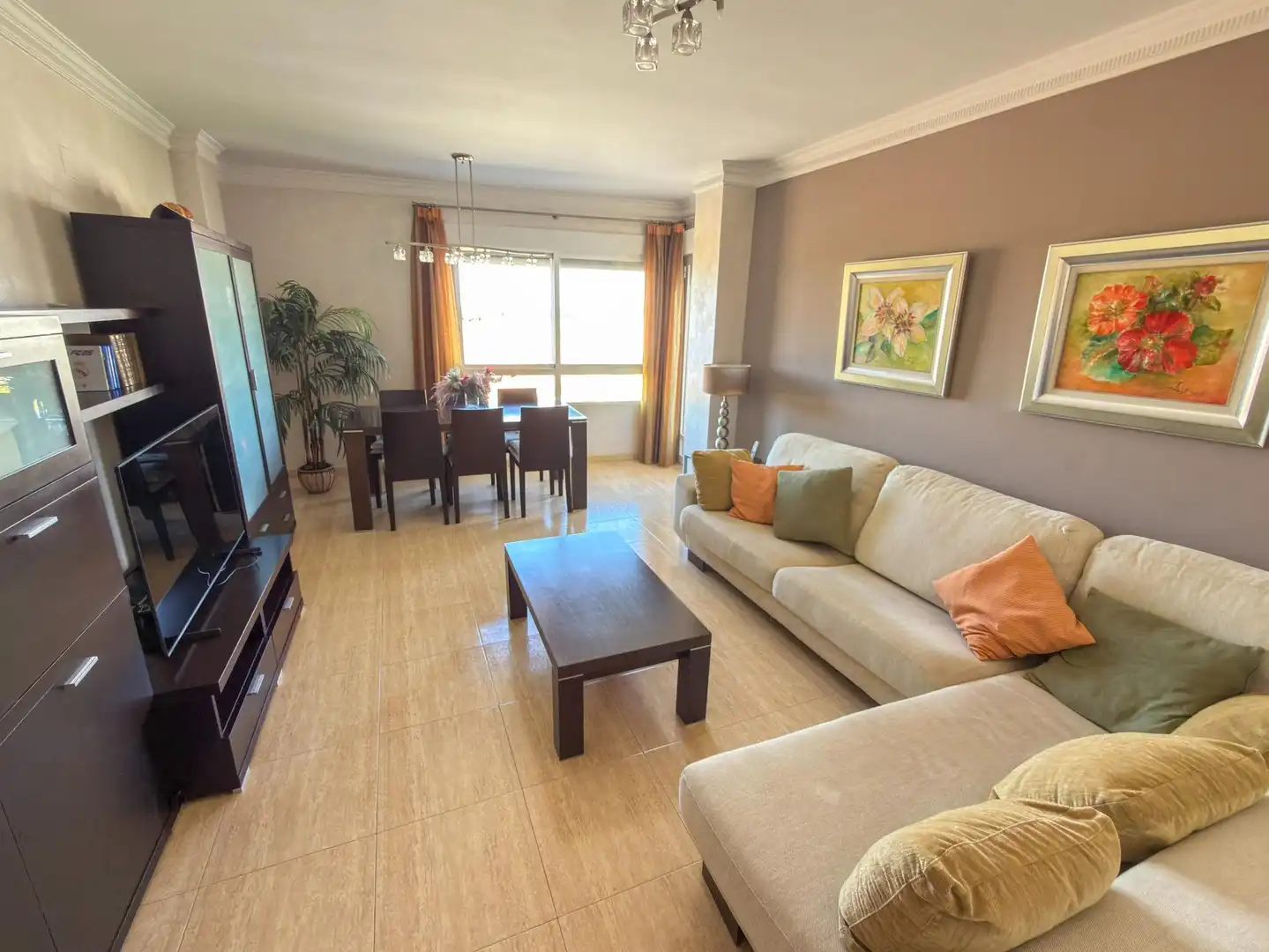 Sala de estar de Piso en venta en Callosa de Segura con Aire acondicionado, Trastero y Balcón