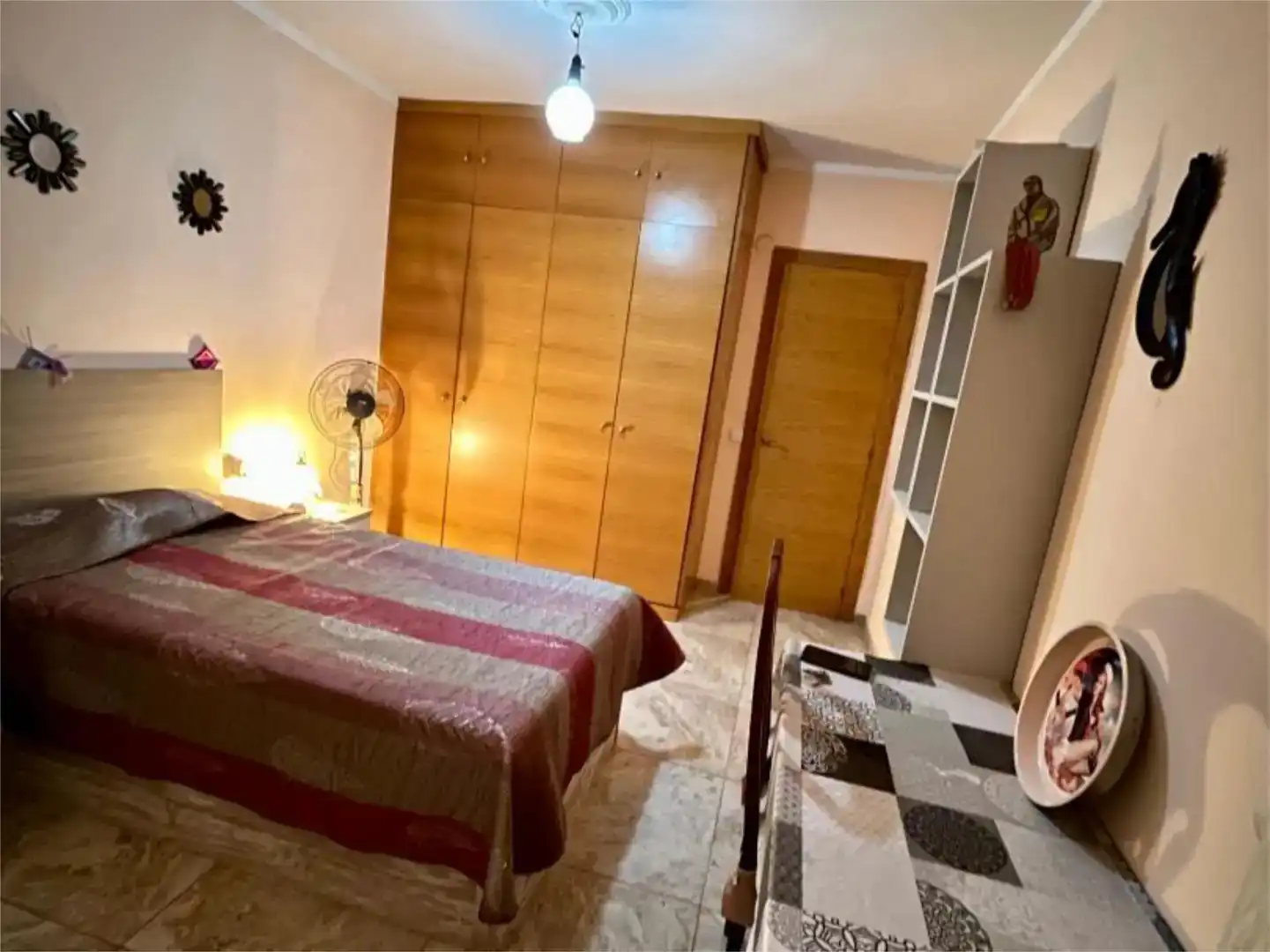 Bedroom of Flat for rent in  Valencia Capital  with Balcony