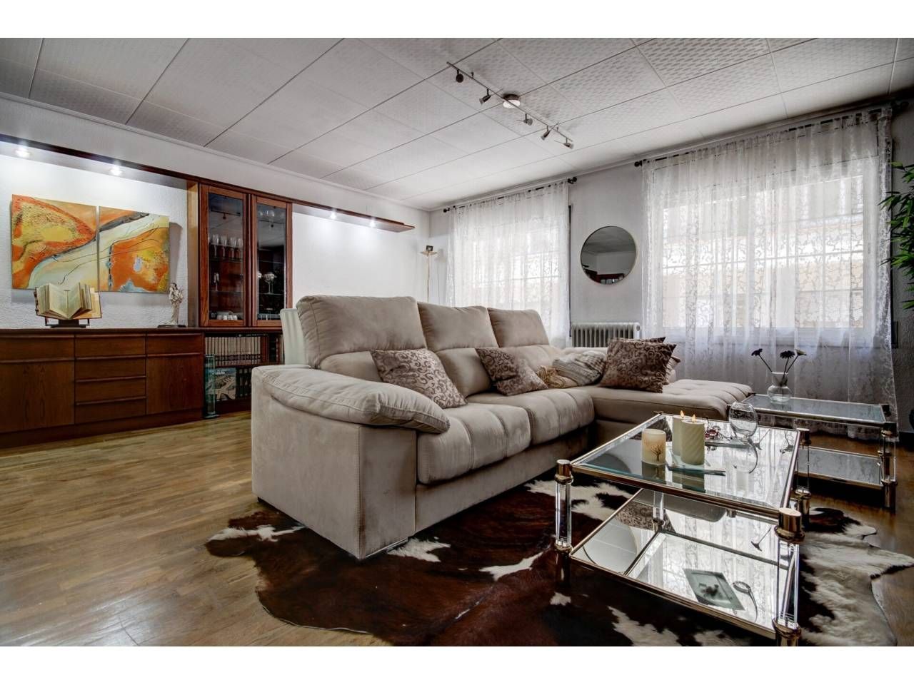 Living room of Flat for sale in El Prat de Llobregat  with Heating and Parquet flooring