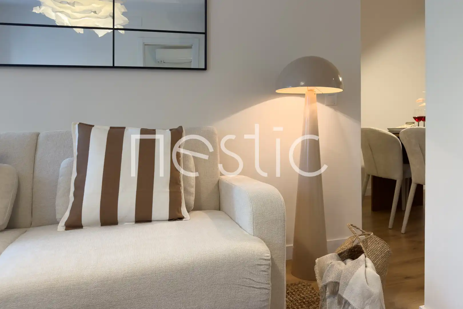 Sala d'estar de Apartament de lloguer en Madrid amb Aire condicionat, Calefacció i Moblat