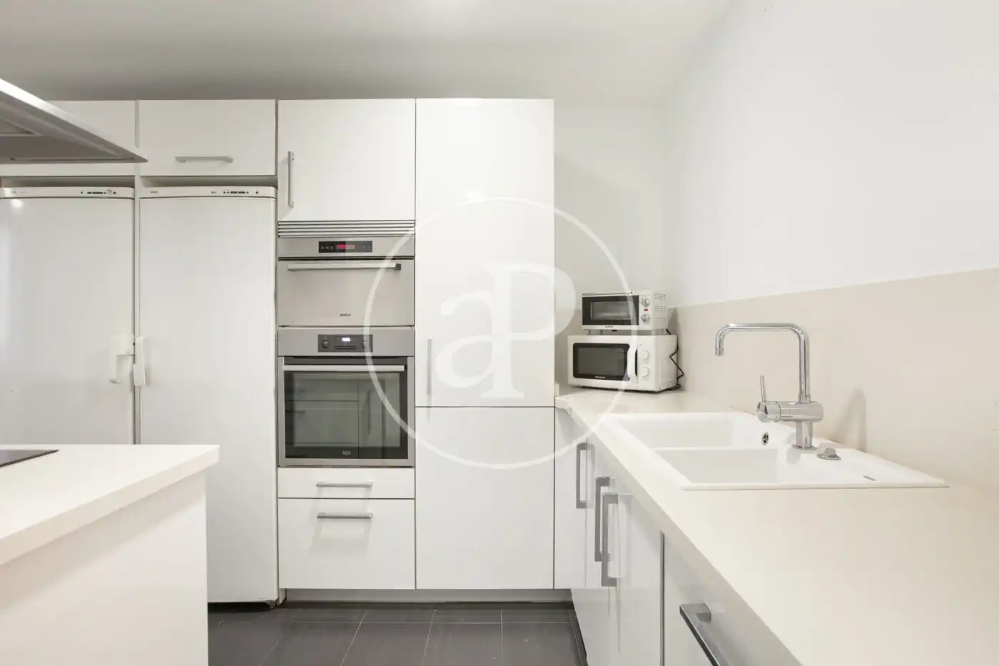Küche von Wohnung zum Verkauf in Valencia mit Klimaanlage, Heizung und Terrasse