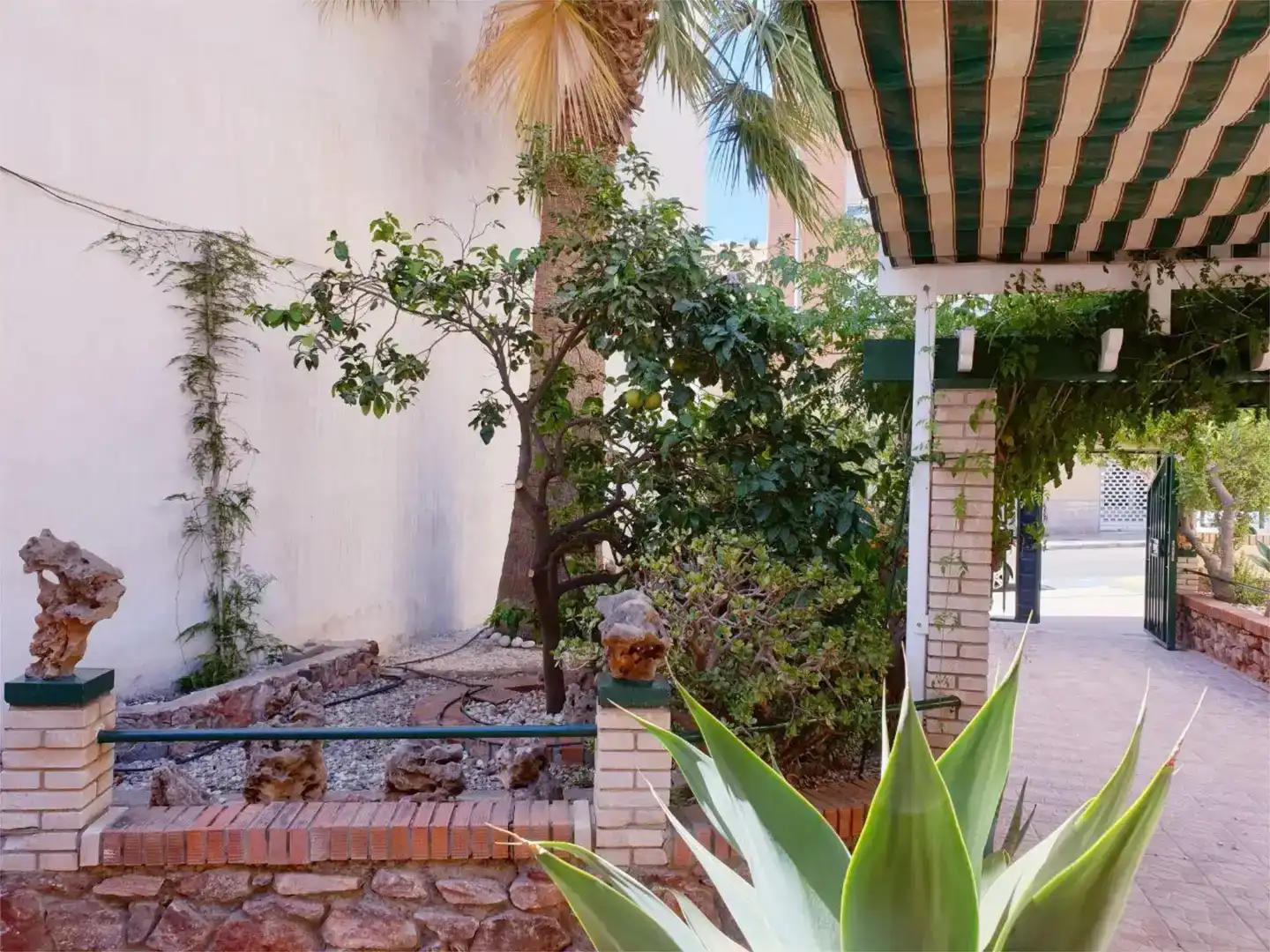 Terrace of Flat for sale in El Ejido  with Air Conditioner, Private garden and Storage room