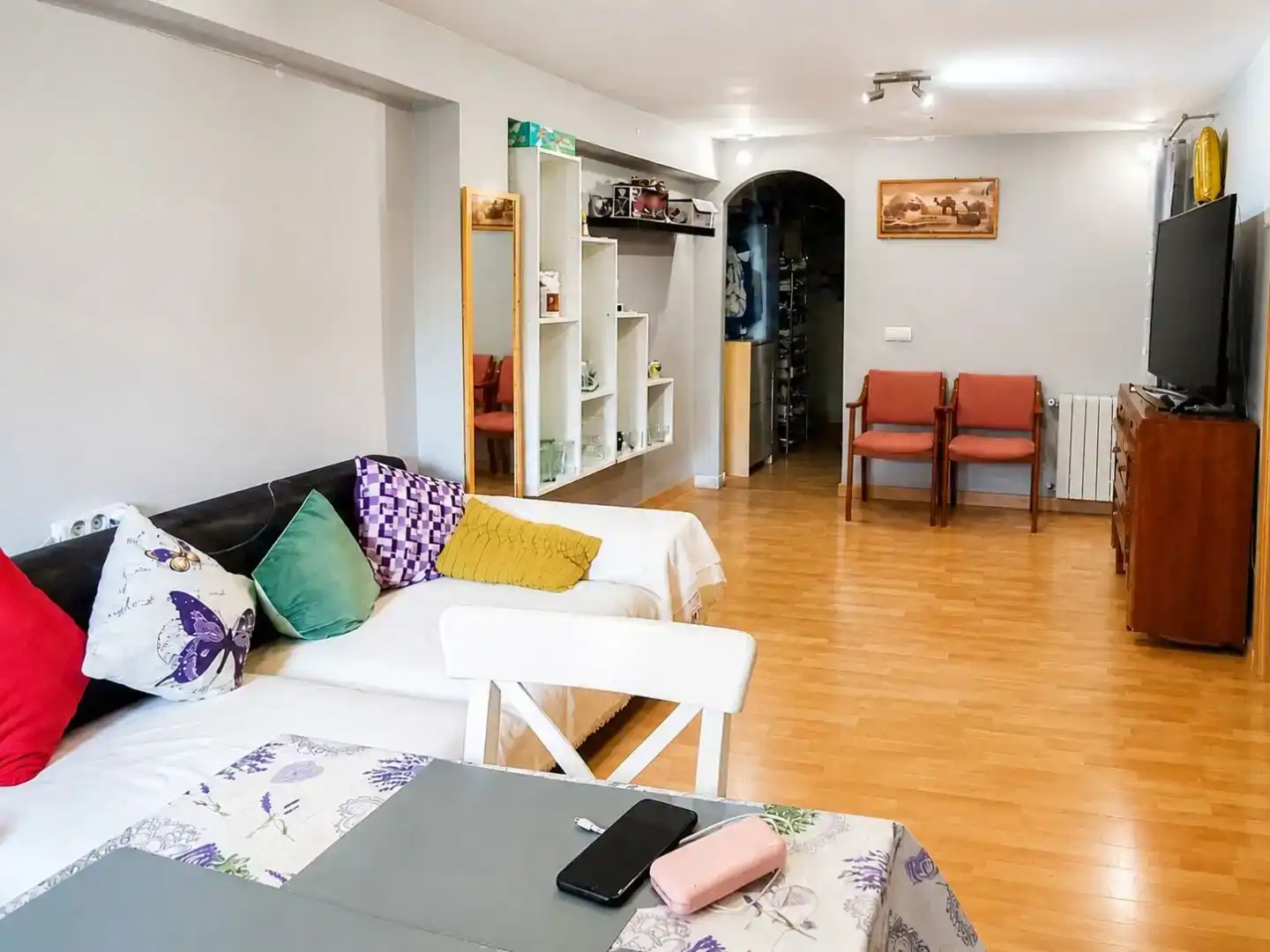 Living room of Flat for sale in Villa de Vallecas