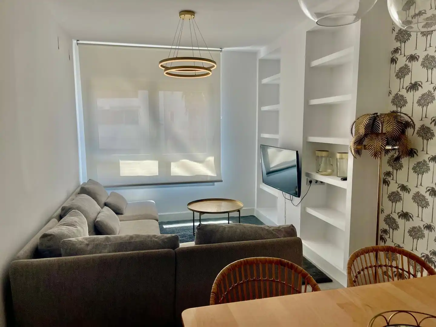 Living room of Flat for rent in Armilla  with Air Conditioner, Heating and Furnished