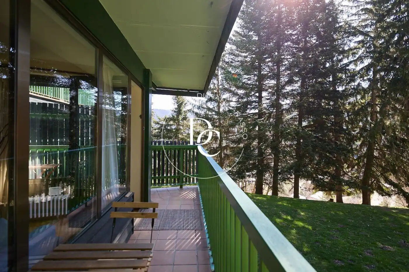 Terraza de Piso en venta en Alp con Calefacción, Terraza y Amueblado