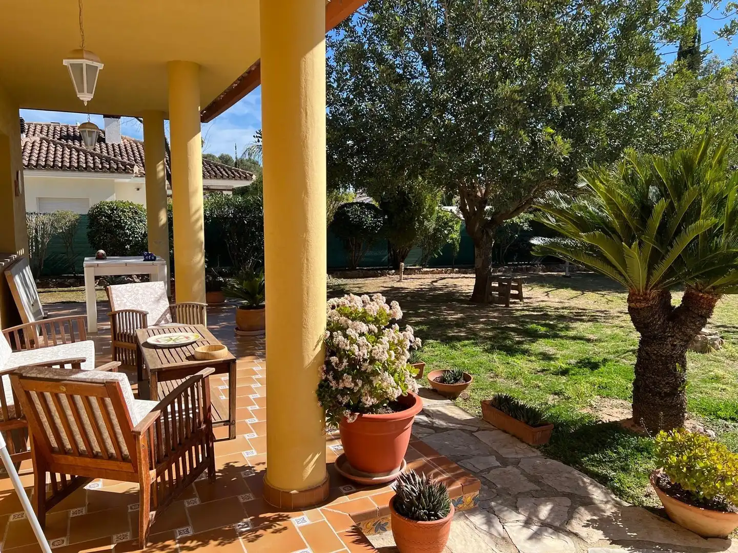 Jardí de Casa o xalet en venda en Ontinyent amb Calefacció, Parquet i Terrassa