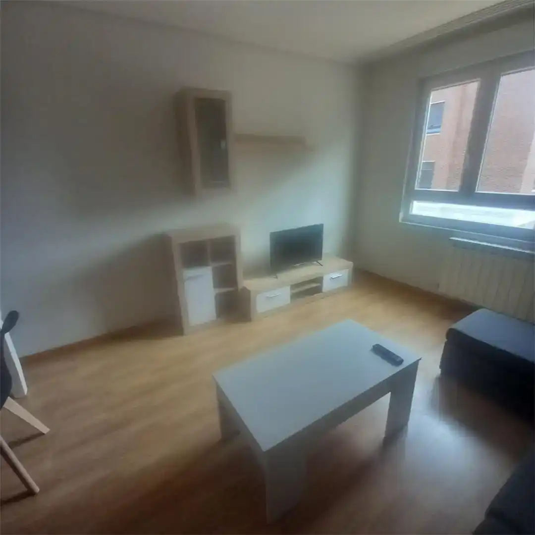 Sala d'estar de Pis de lloguer en Ávila amb Jardí privat, Parquet i Piscina