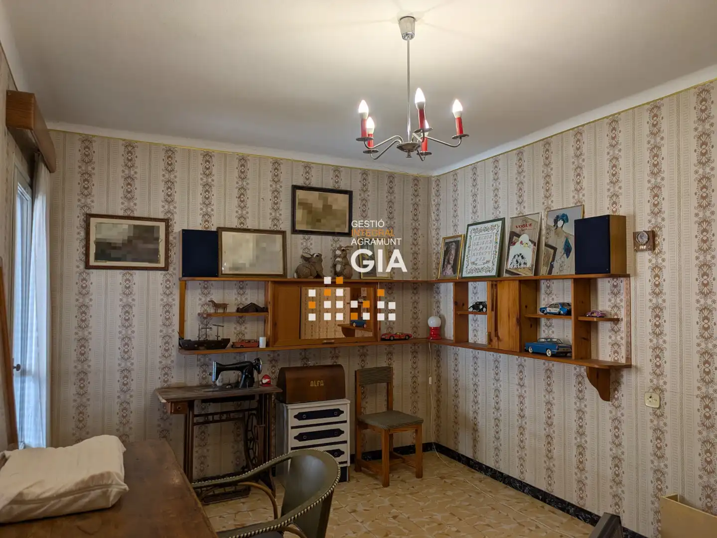 Cocina de Piso en venta en Agramunt con Calefacción, Terraza y Amueblado