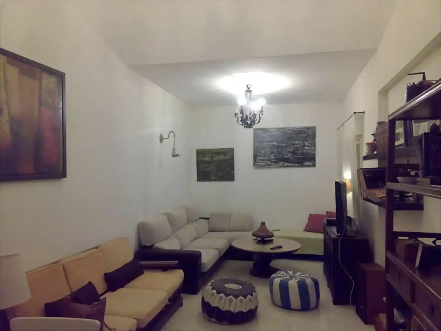 Sala de estar de Casa adosada en venta en Almensilla con Aire acondicionado, Jardín privado y Trastero