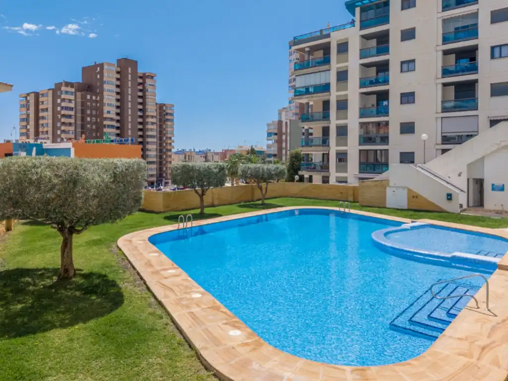 Swimming pool of Ground floor for sale in El Campello  with Air Conditioner, Terrace and Swimming Pool