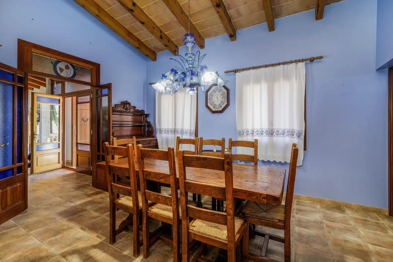 Esszimmer von Haus oder Chalet zum Verkauf in Manacor mit Klimaanlage, Privatgarten und Terrasse