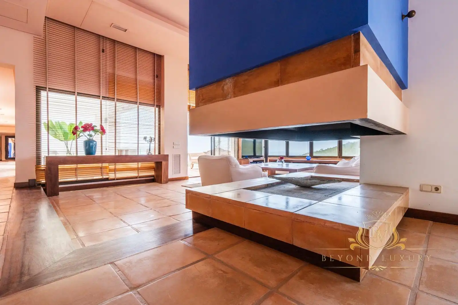 Living room of Houses for sale in Eivissa  with Air Conditioner, Private garden and Terrace