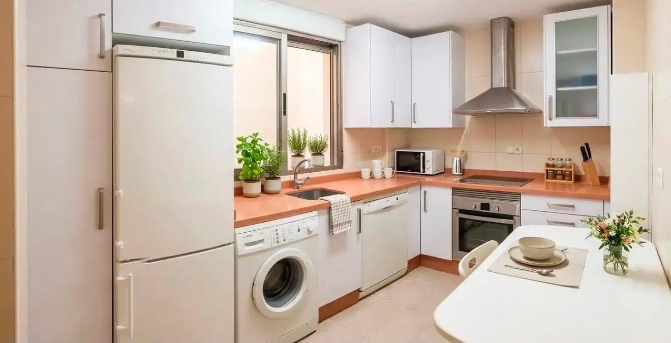 Cuina de Apartament en venda en Murcia amb Aire condicionat, Jardí privat i Traster