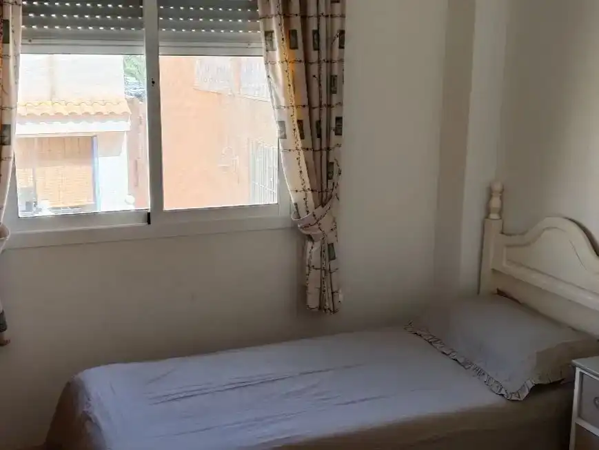 Schlafzimmer von Wohnung zur Miete in Cartagena mit Klimaanlage, Schwimmbad und Balkon