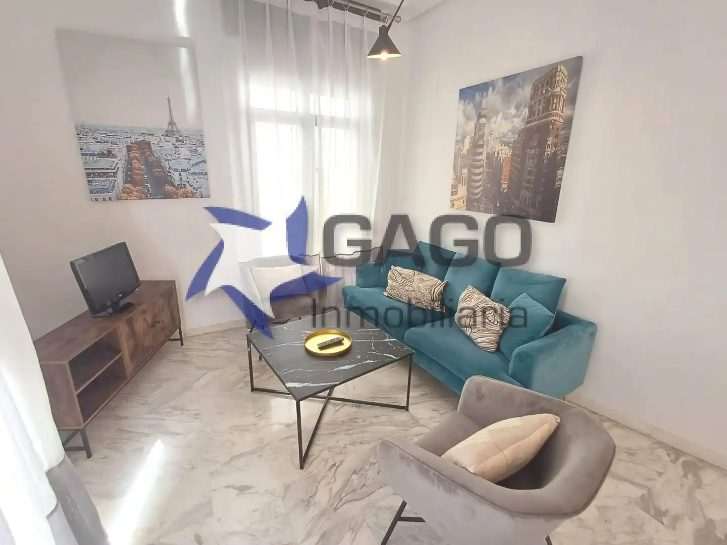 Sala de estar de Ático de alquiler en Córdoba con Aire acondicionado, Calefacción y Terraza