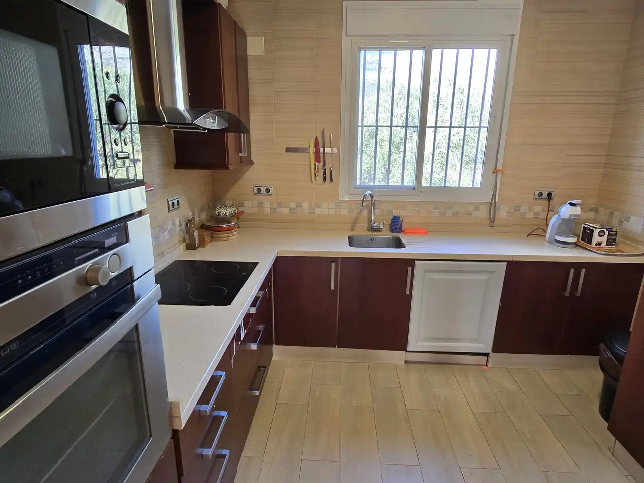 Cocina de Casa o chalet en venta en Periana con Aire acondicionado, Terraza y Piscina