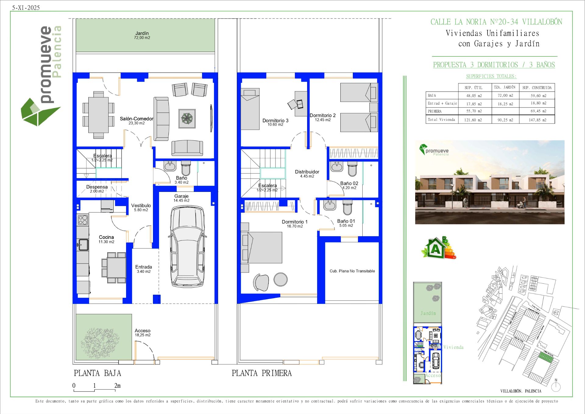 Casa adosada en venta en Calle Noria, 26, Villalobón