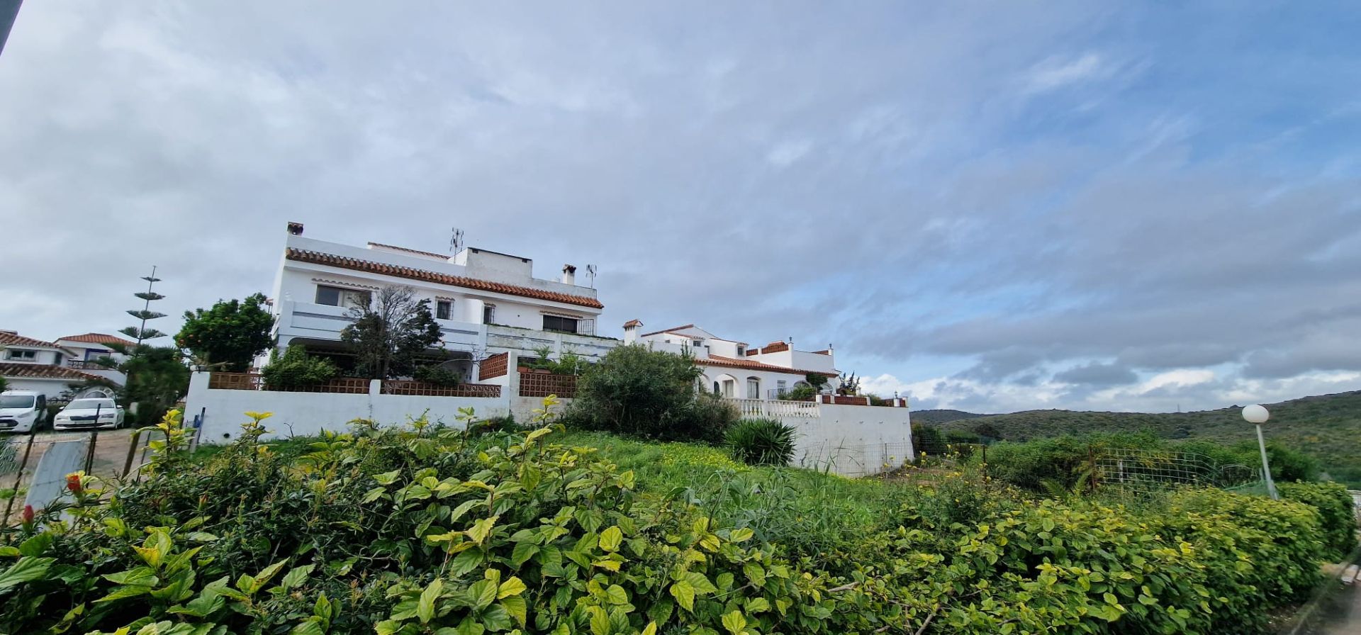 Exterior view of Single-family semi-detached for sale in Manilva  with Terrace