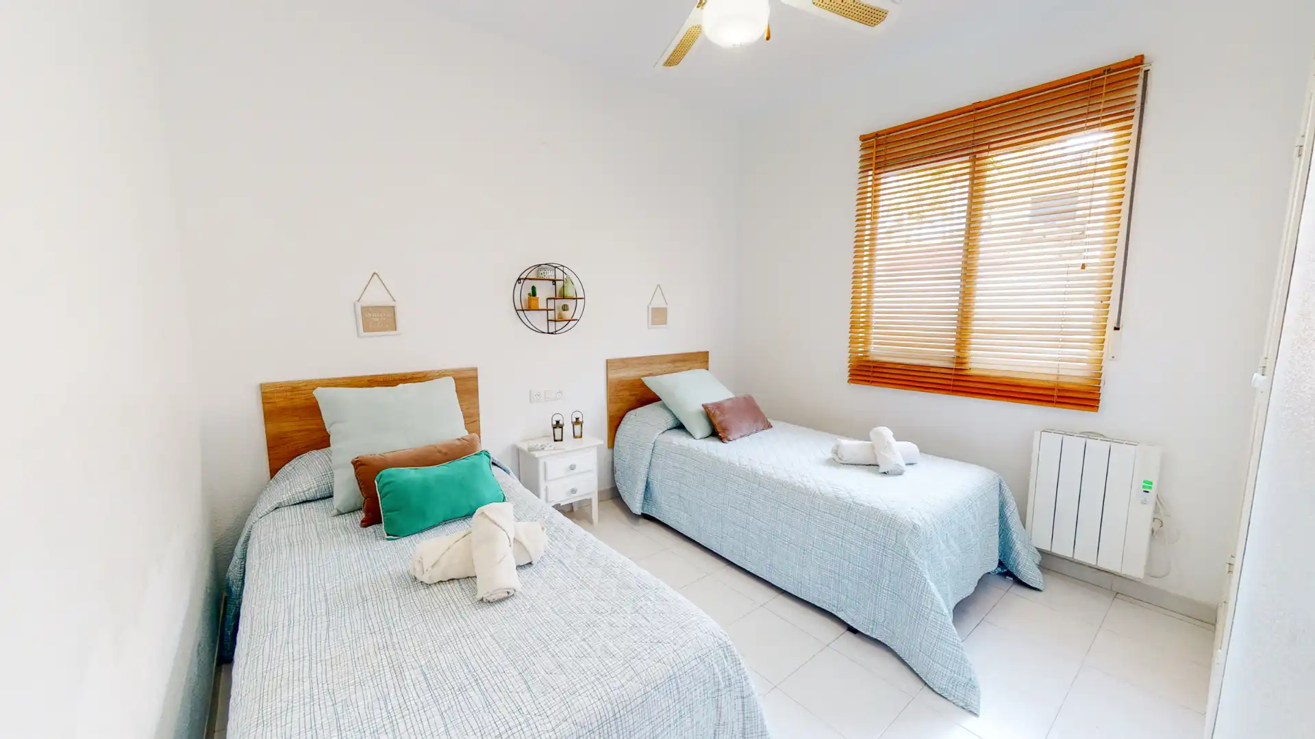 Bedroom of Apartments for rent in Dénia  with Air Conditioner, Heating and Terrace