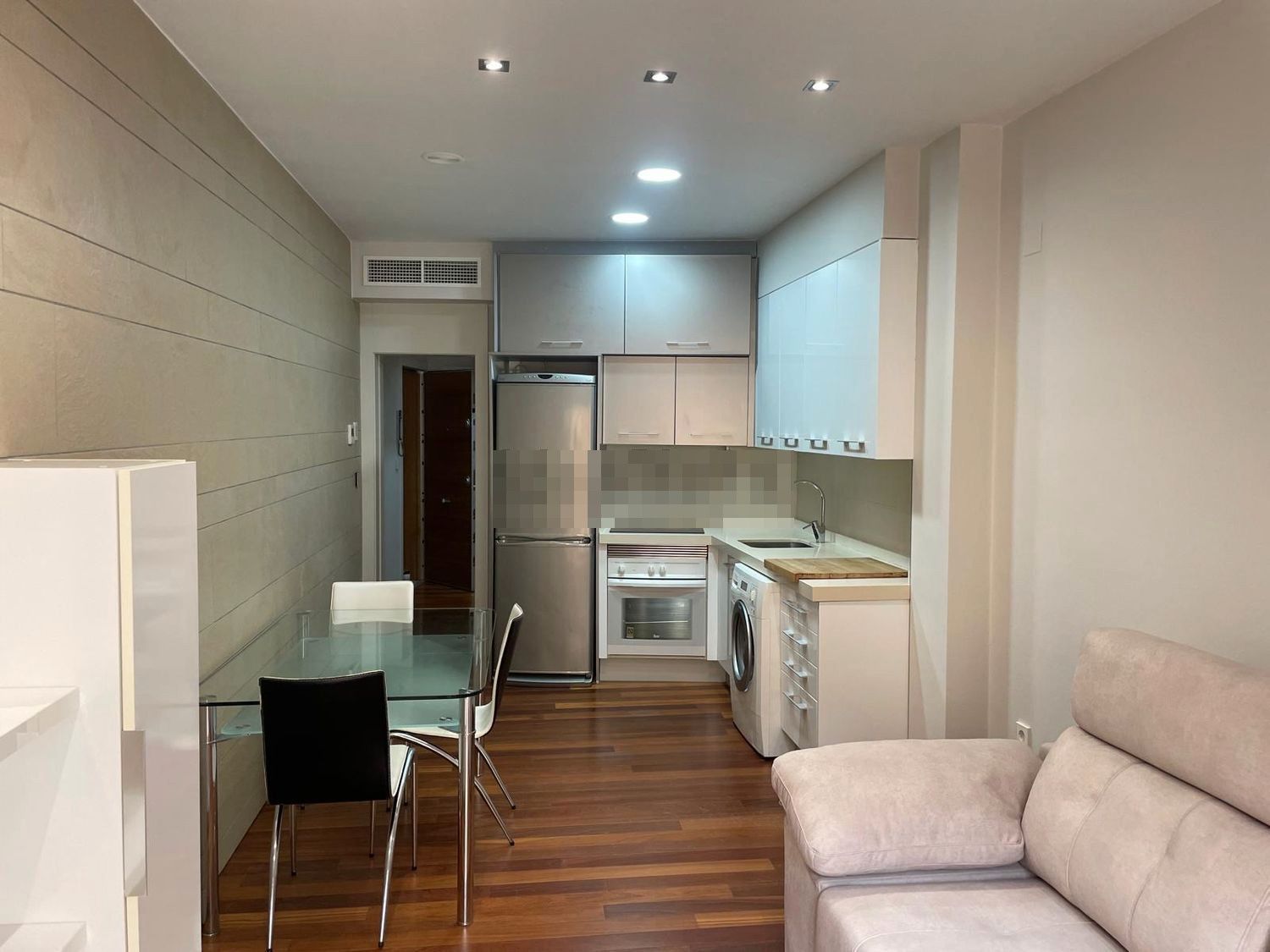 Cuina de Estudi de lloguer en Elche / Elx amb Aire condicionat, Calefacció i Moblat