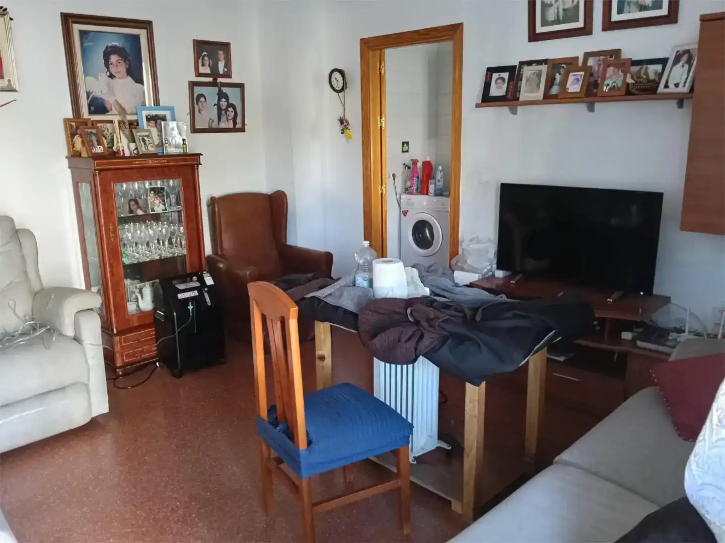 Sala d'estar de Planta baixa en venda en Trigueros amb Aire condicionat i Moblat