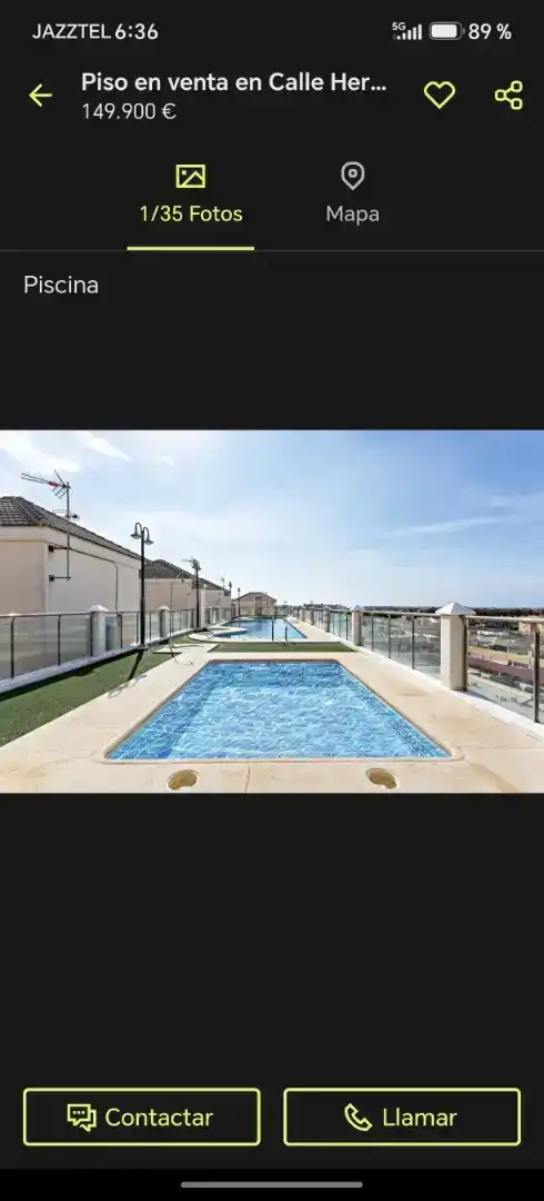 Piscina de Pis en venda en Roquetas de Mar ciudad