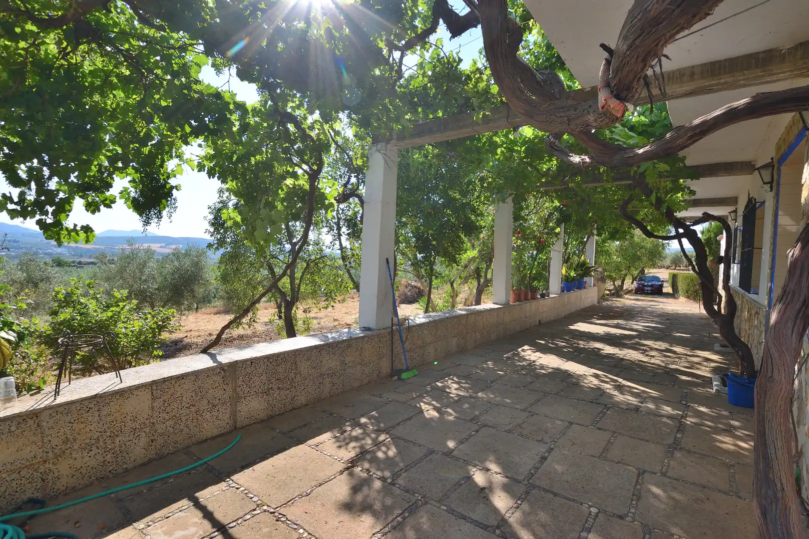 Terraza de Finca rústica en venta en Setenil de las Bodegas con Jardín privado, Terraza y Trastero
